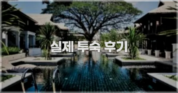 💬 실제 투숙 후기