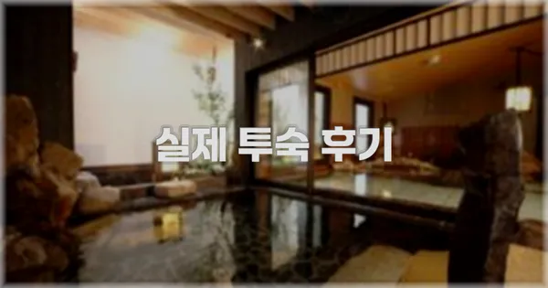 💬 실제 투숙 후기