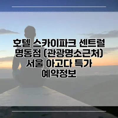 호텔 스카이파크 센트럴 명동점 (관광명소근처) 서울 아고다 특가 예약정보